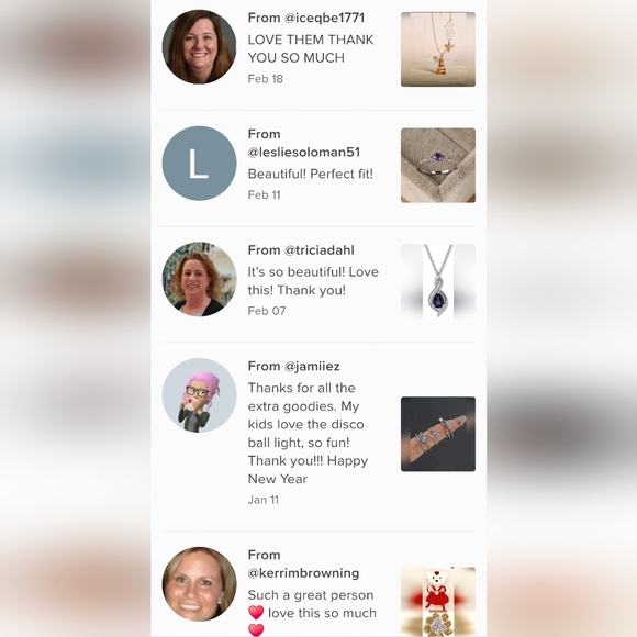 Heart this item to know when I'm having a LIVE/SILENT POSHSHOW - Picture 6 of 9